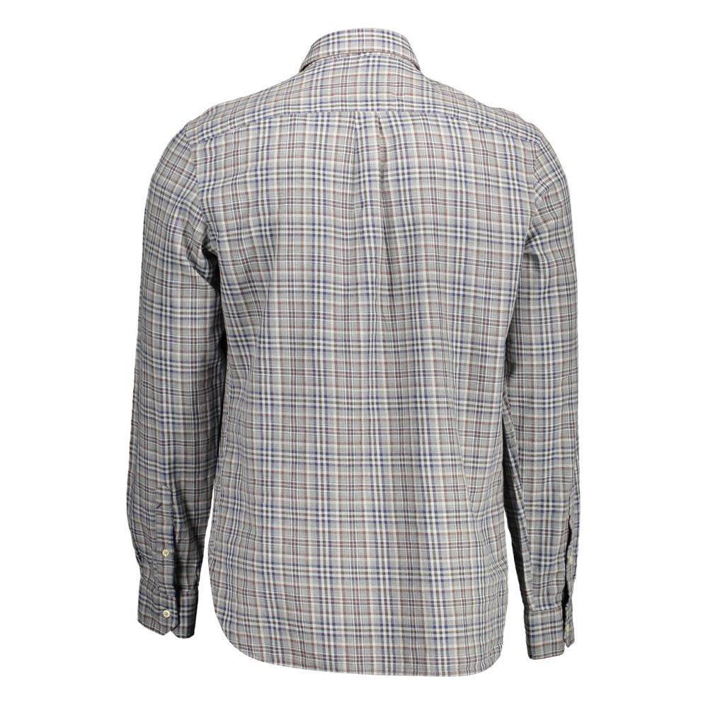 US POLO ASSN. Men's gray cotton shirt